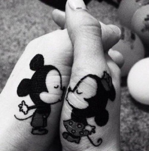 couple, disney, forever young, kiss, love, micky, minnie