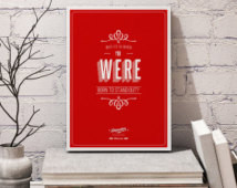 ... Print for Wall - Vintage Inspired Poster - Quotes Posters and Prints