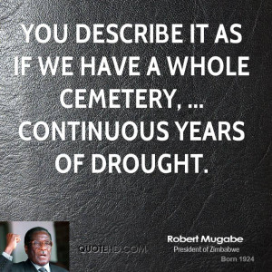 Robert Mugabe Quotes