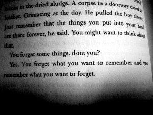 Cormac McCarthy's The Road #quote