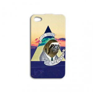 Funny Sloth iPhone Case Cute Quote iPhone Case Funny iPod Case iPhone ...