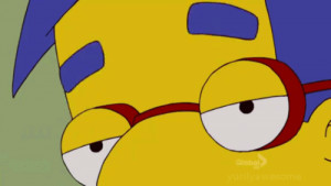 my gif the simpsons simpsons Milhouse milhouse van houten