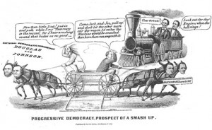 ... see cartoons of lincoln s first campaign boondocksnet editions