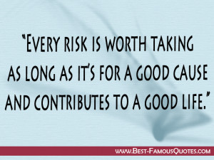 Inspirational Quotes by Richard Branson - Every risk is worth taking ...