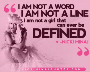 ... : Sunday 2012/08/12 22:13:20 Nicki Minaj quotes girly song cute