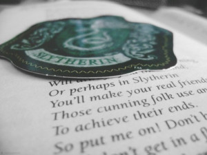 Slytherin House.Symbol: SerpentColours Green and SilverElement ...