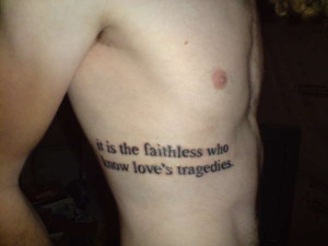 Exist Live Oscar Wilde Quote Tattoo