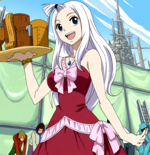 Mirajane in her usual outfit