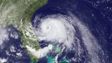 ... Tropical Storm Arthur moving north off the east coast of Florida (THE