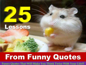 25 Lessons From Funny Quotes!!!