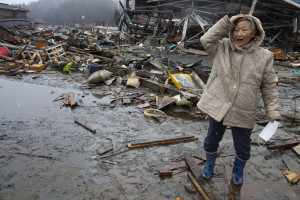 ... earthquake and tsunami March 16 in Kesennuma, Miyagi province