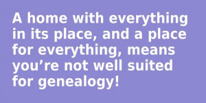Read more funny genealogy quotes & sayings on the GenealogyBank blog ...