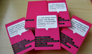 30 Sweet Pink Business Cards