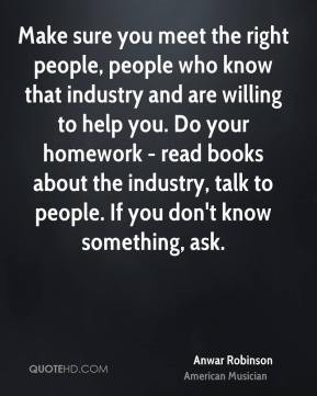 More Anwar Robinson Quotes