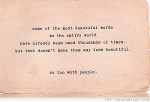 Some of the most beautiful words in the entire world have already been ...