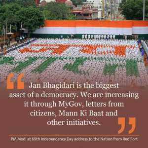 Jan Bhagidari is the biggest asset of a democracy. We are increasing ...
