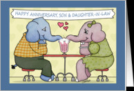 Wedding Anniversary Cards for Son & Daughter in Law