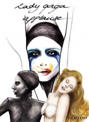 Lady Gaga Illustration Art