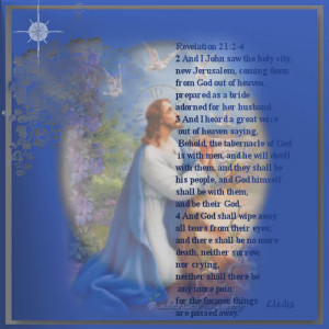 Bible Quote for Fb Share – God Shall Wipe all Tears From their eyes