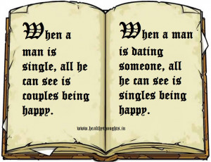 When a Man is Single…
