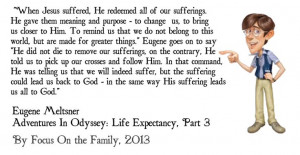Quote About Suffering, Jesus told us we would indeed suffer ...