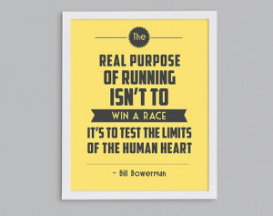 Retro Inspirational Running Quote Test the by StephLawsonDesign, $15 ...