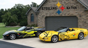 Steelers cars BLACK & GOLD -: Corvette, Pittsburgh Fans, Cars On, Cars ...