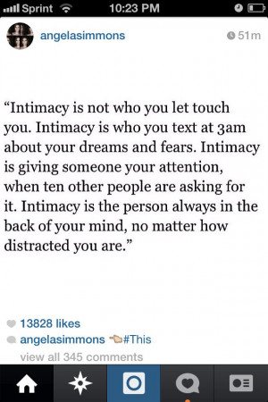 Intimacy Quote