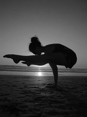 Powerful Black and White Yoga Poses