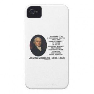 ... Liberty At Home Against Danger Madison Quote Case-Mate iPhone 4 Case