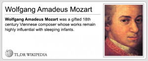 TLDR Wikipedia – Wolfgang Amadeus Mozart