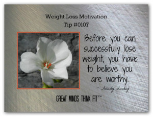 weight loss inspirational quote 0107 before you can successfully lose ...