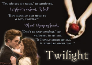 Here are quote boxes from the Twilight Saga.