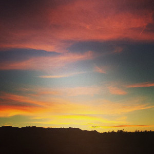 Instagram Sunset Photography Photo caption: sunset from