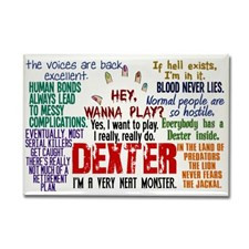 Best Dexter Quotes Rectangle Magnet for