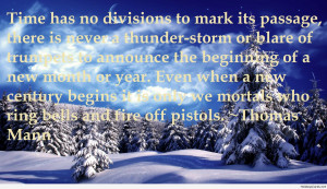 Thomas Mann quote for new year