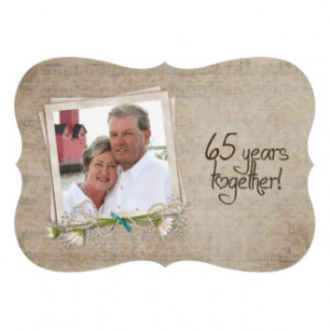 65th Wedding Anniversary Open House Announcements