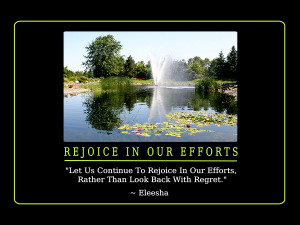 Our Efforts Quotes and Affirmations by Eleesha [www.eleesha.com]