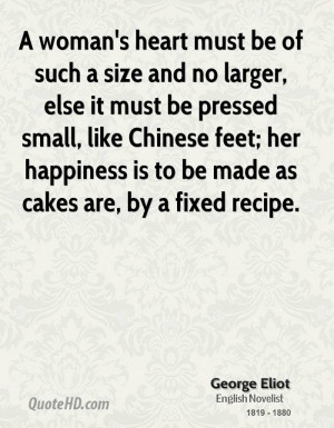 George Eliot Happiness Quotes