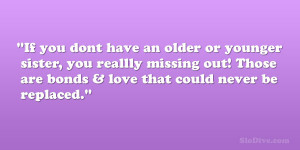 bonds & love Quotes About Brothers And Sisters Bond