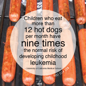 hot-dogs are not safe to eat - dangers of nitrates children who eat ...
