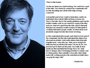 Stephen Fry motivational inspirational love life quotes sayings ...