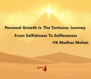 From Selfishness to Selflessness