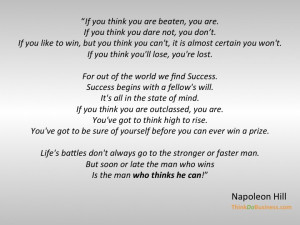 Napoleon Hill on The Power of Beliefs
