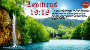 Bible Verse of the day – Leviticus 19:18