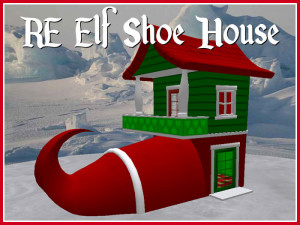 RE Elf Shoe House - Fun Holiday Home or Playhouse!