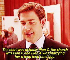 Jim and Pam moment