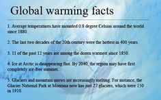 Quotes Facts | Stop Global Warming Quotes|Facts|Effects|Causes|Quote ...