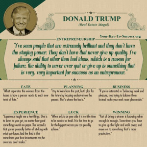 Donald Trump secrets to success.