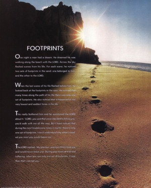 Homepage › Inspirational › Footprints »